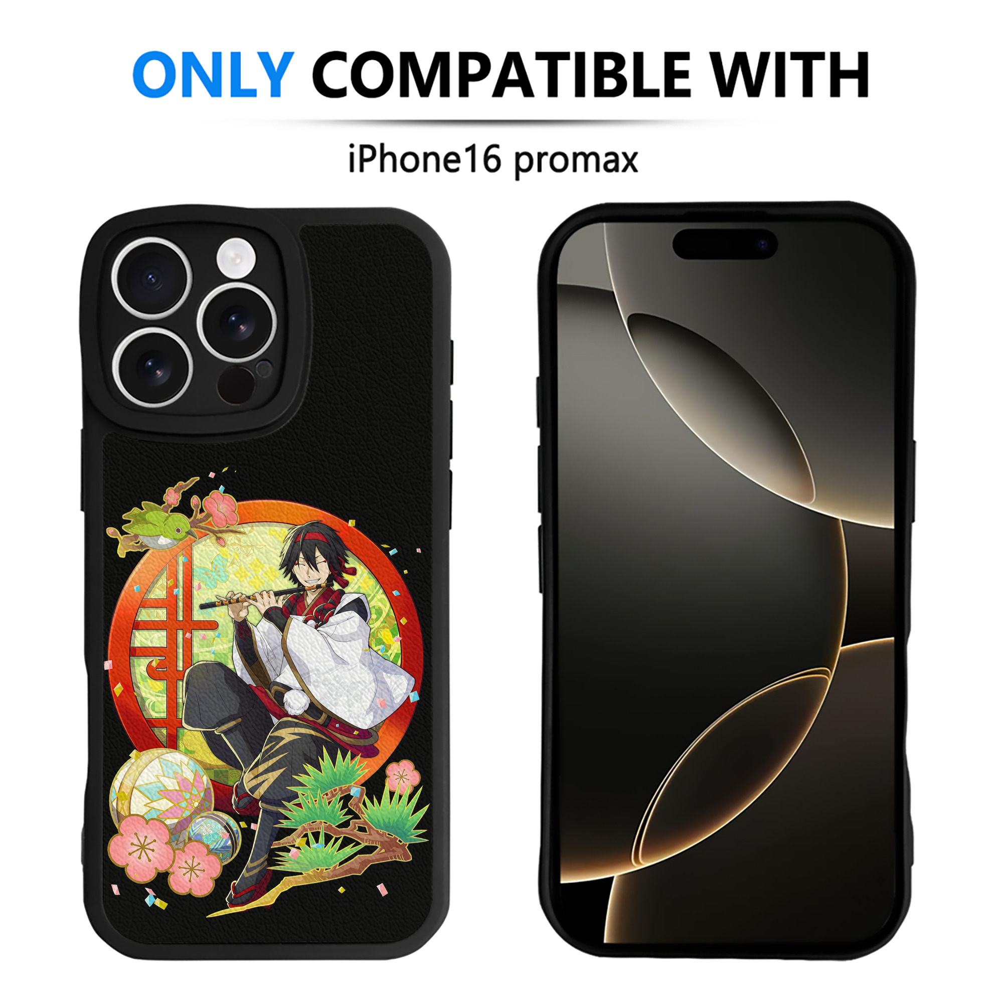 （画像用） 文豪ストレイドッグス Bungo Stray Dogs 【iPhone 16シリーズ対応】シリコンスマホケース（レザー調） 材質：シリコン